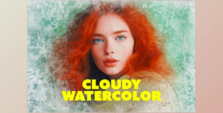 Download Cloudy Watercolor Photoshop Effect