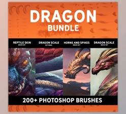 Download Dragon Bundle – 200+ Photoshop Brushes