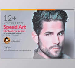 Download Speed Art Photoshop Action