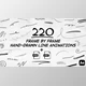 Download 220 Frame By Frame Animated Lines (Videohive 50034074) - AE Project