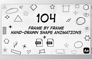 Download 104 Frame By Frame Animated Shapes <span class='badge badge-warning'>Pack</span> (<span class='badge badge-warning'>Videohive</span> 50034158) - AE Project