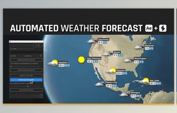 Download Automated WEATHER Forecast – <span class='badge badge-warning'>WORLD</span> Weather (Videohive 49477134) - AE Project