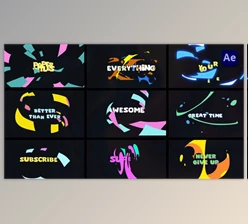 Download Colorful Paper Sheets Titles [After Effects] (Videohive 50092863) - AE Project