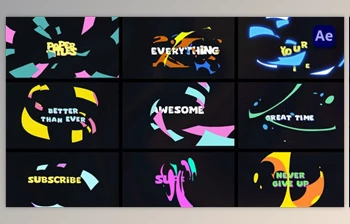 Download Colorful Paper Sheets <span class='badge badge-warning'>Titles</span> [After Effects] (<span class='badge badge-warning'>Videohive</span> 50092863) - AE Project