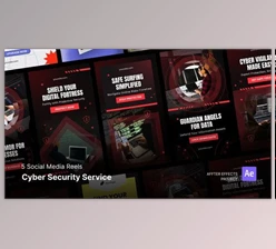 Download Social Media Reels – Cyber Security Service After Effects Template (Videohive 50070818) - AE Project