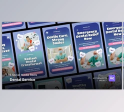 Download Social Media Reels – Dental Service After Effects Template (Videohive 50070965) - AE Project