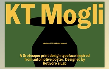 Download KT Mogli - Dynamic Sans Serif <span class='badge badge-warning'>Font</span>
