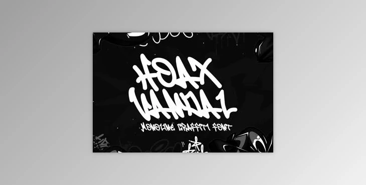 Download Hoax Vandal - Monoline Graffiti Font