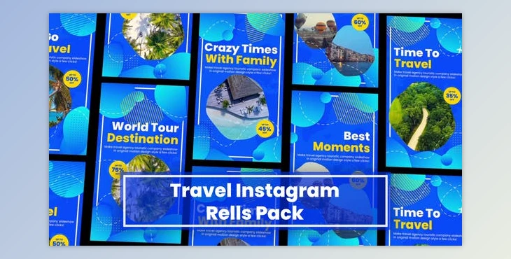 Download Travel instagram stories and reels (Videohive 50056197) - AE Project