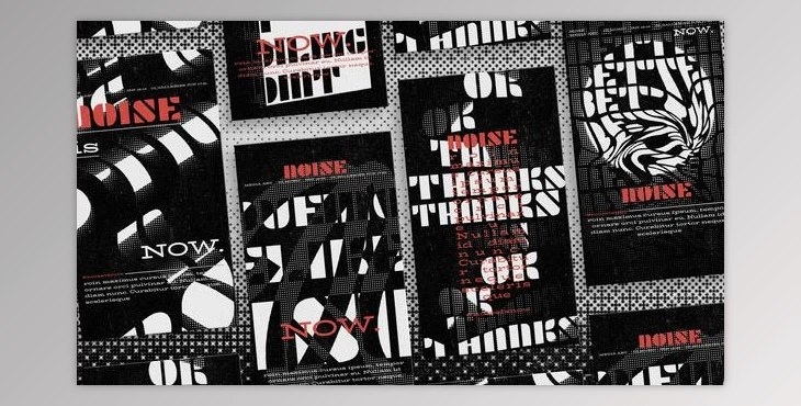Download Halftone Kinetic Typography Stories (Videohive 50065168) - AE Project