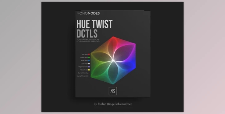 Mononodes - Download Hue Twist v2.1 for DaVinci Resolve