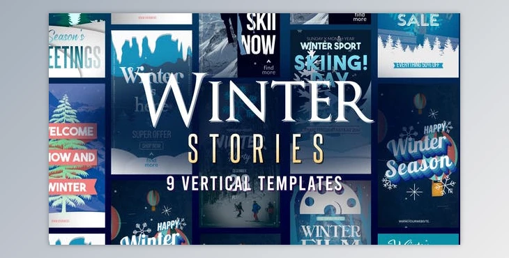Download Winter Season Stories (Videohive 49976159) - AE Project