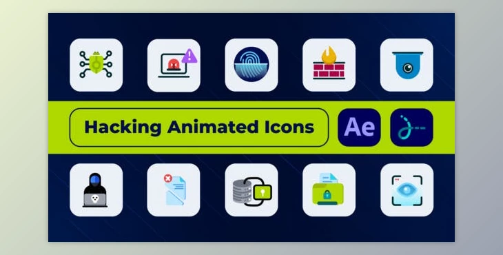 Download Hacking Animated Icons (Videohive 49998935) - AE Project