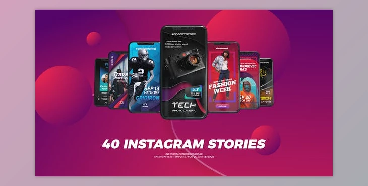 Download Instagram Stories (Videohive 22555972) - AE Project