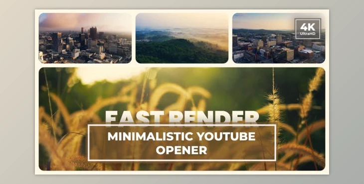 Download Minimalistic Opener | Split Screen | Multiscreen Slideshow (Videohive 49881535) - AE Project