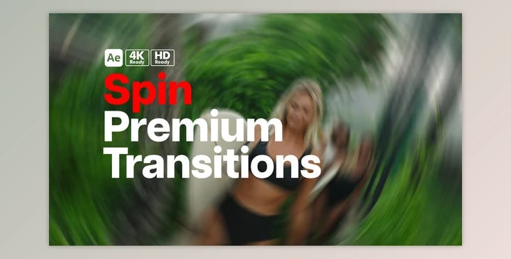 Download Premium Transitions Spin (Videohive 49923205) - AE Project