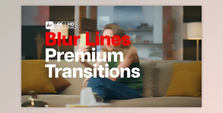 Download Premium Transitions Blur Lines (Videohive 49943414) - AE Project