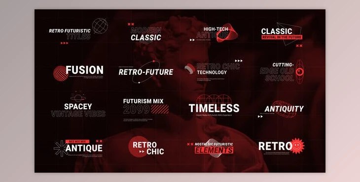 Download Retro Futuristic Titles (Videohive 49207122) - AE Project