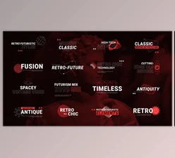 Download Retro Futuristic Titles (Videohive 49207122) - AE Project