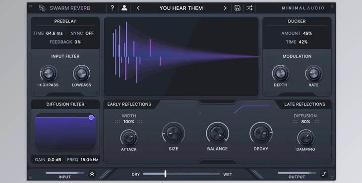 Download Minimal Audio Swarm Reverb v1.0.0r3