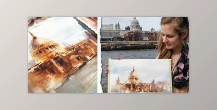 Download Urban Watercolor Quick Sketching: Paint in Loose Style and Simplify Details