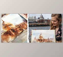 Download Urban Watercolor Quick Sketching: Paint in Loose Style and Simplify Details