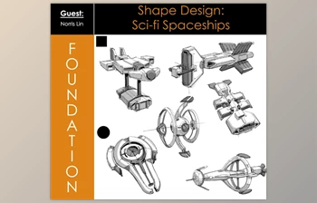Download Foundation Patreon – Shape Design: <span class='badge badge-warning'>Sci</span>-<span class='badge badge-warning'>Fi</span> Spaceships with Norris Lin