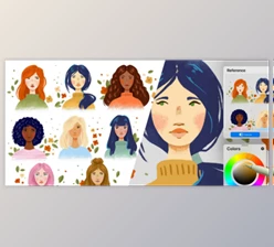 Download Painting Skin Tones: Draw Stylized Mini Portraits and Create Color Palettes in Procreate