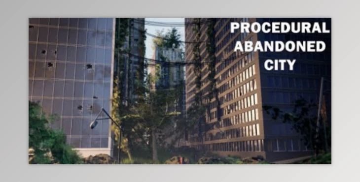 Download Blender – Abandoned City Generator – Geometry Nodes