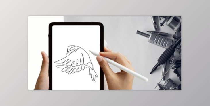 Download One-Line Art Tattoo Design: Design your own minimalist tattoo design in Procreate