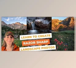 Download RAZOR SHARP Landscape Photos: Focus Stacking in Adobe Lightroom and Photoshop