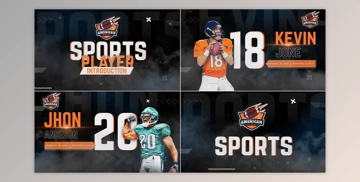 Download Sports Player Introduction (Videohive 49988204) - AE Project