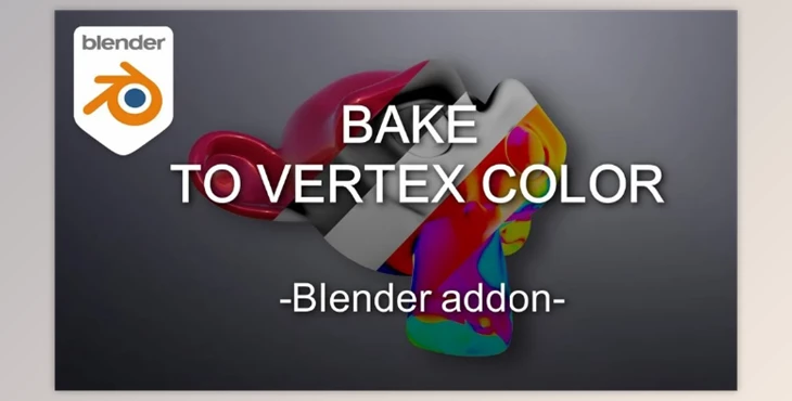 Download Blender addon – Bake to vertex color