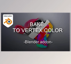 Download Blender addon – Bake to vertex color