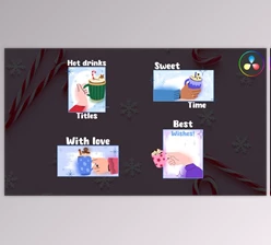 Download Christmas Hot Drinks Titles for DaVinci Resolve (Videohive 50004804)