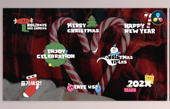Download Christmas And <span class='badge badge-warning'>New</span> Year Titles for DaVinci Resolve (Videohive 50027735)
