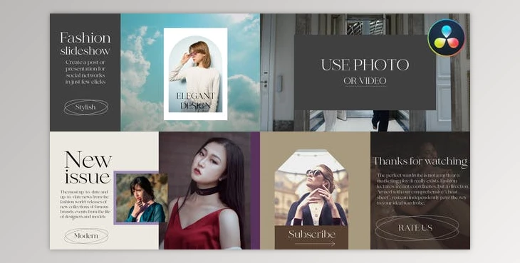Download Fashion Slideshow | DaVinci Resolve (Videohive 50053930)