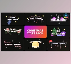 Download Christmas Titles | DaVinci Resolve (Videohive 49982338)