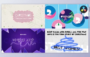 Download Christmas Typography for <span class='badge badge-warning'>DaVinci</span> <span class='badge badge-warning'>Resolve</span> (<span class='badge badge-warning'>Videohive</span> 50053799)