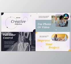 Download Stylish Creative Slideshow for DaVinci Resolve (Videohive 49995528)