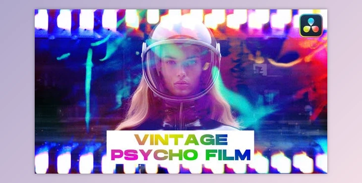 Download Vintage Psycho Film Transitions | DaVinci Resolve (Videohive 50030077)