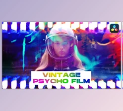 Download Vintage Psycho Film Transitions | DaVinci Resolve (Videohive 50030077)