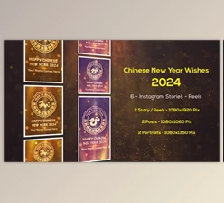 Download Chinese New Year Greetings 2024 - Instagram Stories (Videohive 50180727) - AE Project