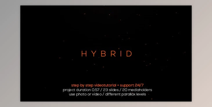 Download Hybrid Typo Opener (Videohive 19879373) - AE Project