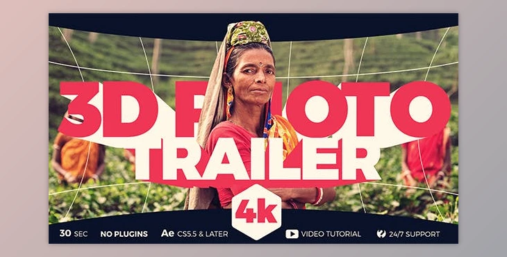 Download 3D Photo Trailer (Videohive 17391938) - AE Project