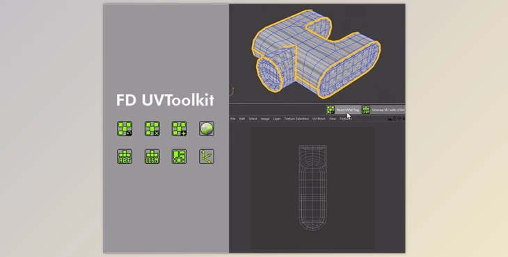 Download FD UVToolkit 1.1 For C4D R23-2024