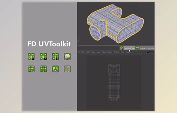 Download FD UVToolkit <span class='badge badge-warning'>1.1</span> For C4D R23-2024