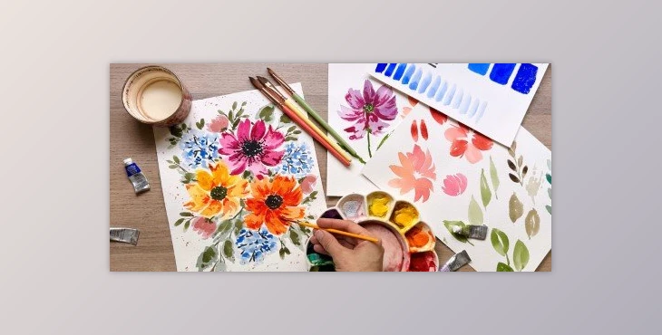 Download Loose Watercolor Florals: Letting Go of Perfectionism in Your Art
