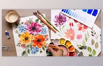 Download Loose Watercolor Florals: Letting Go of Perfectionism in Your <span class='badge badge-warning'>Art</span>
