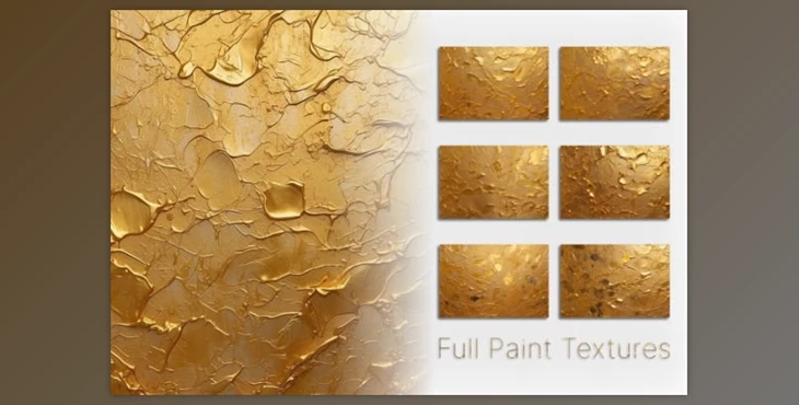 Download Golden Paint Textures – Affinity Assets